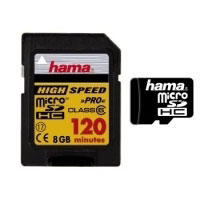 Hama Video Card microSDHC 8GB Class 6 (00091061)